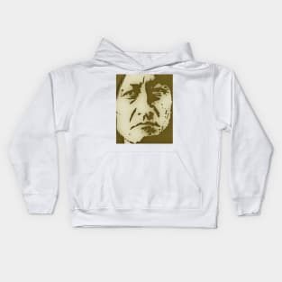 SITTING BULL-4 Kids Hoodie